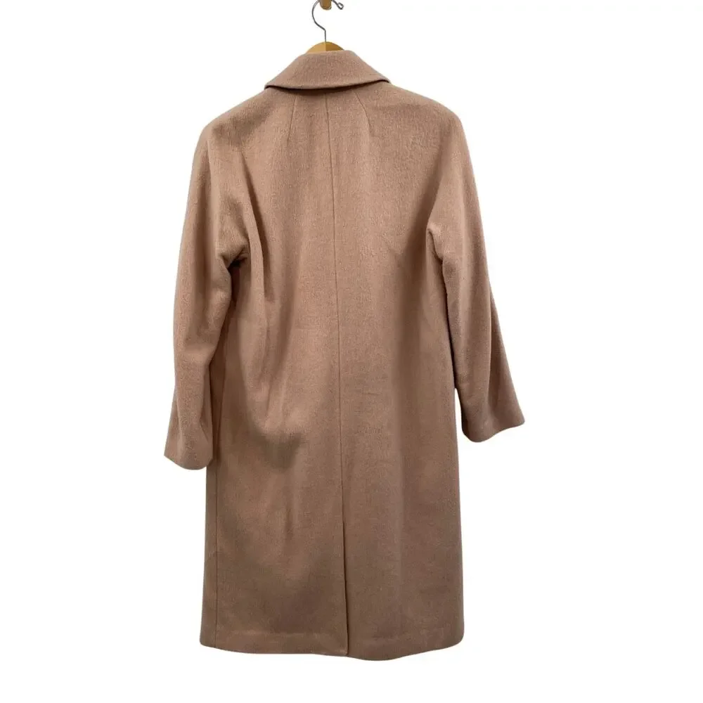 Madewell 2 Atlas Cocoon Coat Avalon Pink wool mohair - Picture 6 of 7